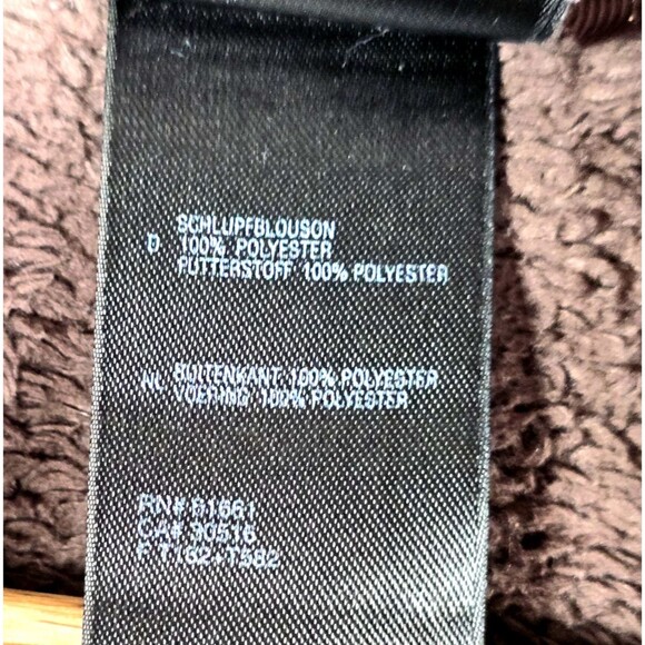 North Face Osito Brown Plush Fleece Jacket Full Zip Soft Teddy Cozy Women Large - Picture 5 of 13